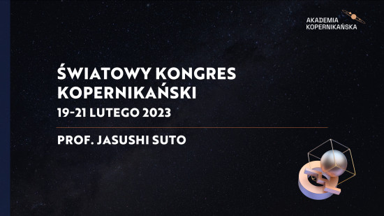 prof. Jasushi Suto - Światowy Kongres Kopernikański